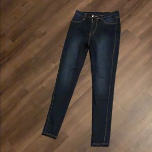 Fashion nova dark wash jeans